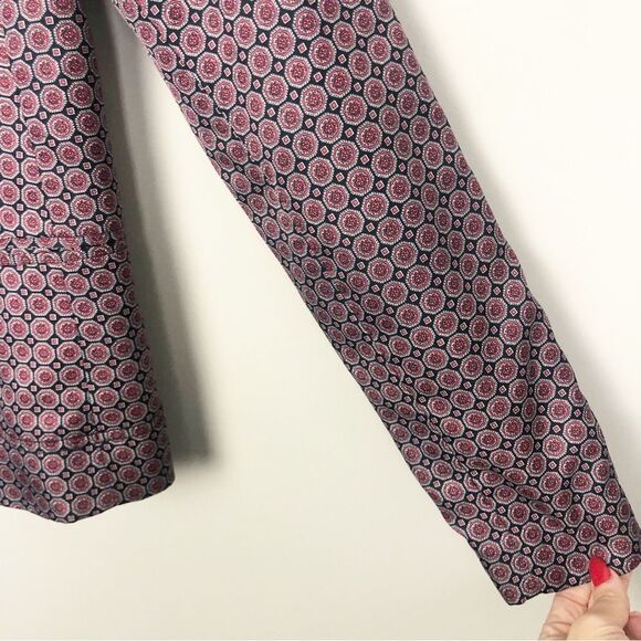 THE LIMITED | Classy Navy Blue & Red Medallion Print Blazer Women’s Size Small - Picture 5 of 9